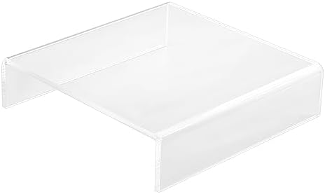 CiaoHER Clear Acrylic Riser Pedestal 12x12x3 2pack
