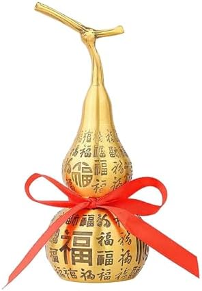 Fenteer Feng Shui Brass Gourd Table Ornament 16cm