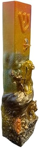 Handmade Lion Mezuzah Case for Jewish Boys and Girls Room