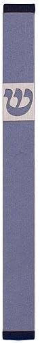 Agayof Elegant Mezuzah with Curved Shin 15x14cm Gray