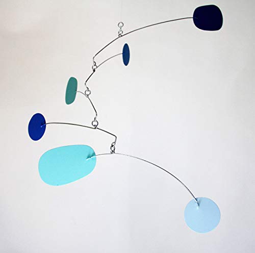 Am I Blue Mobile Hanging Art Sculpture Metal