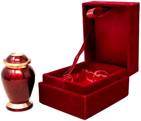 Handcrafted Brass Cremation Urn - Keepsake - Decorative