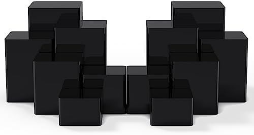 Thyle 24 Pcs Square Acrylic Risers Display Stand