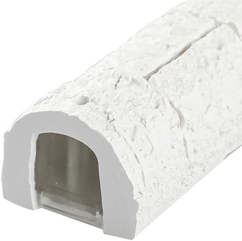 AS Mezuzot White Brick Mezuzah Case 7 Inches