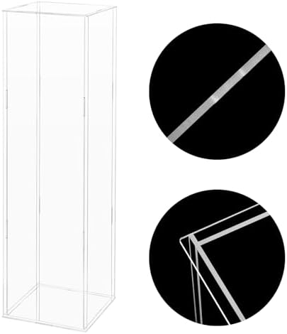 40 Acrylic Pedestal Display 2 Pack Clear Display Riser Box
