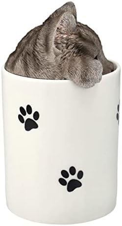 Pacific Giftware Grey Cat Treat Storage Jar