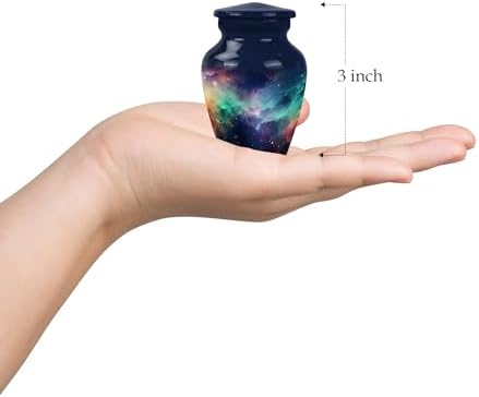 Galaxy Urns for Ashes - 3 Inch Metal Keepsake Urn