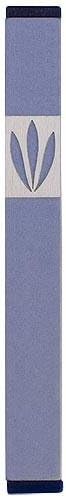 Baltinester Agayof Traditional Leaf Shin Mezuzah Gray