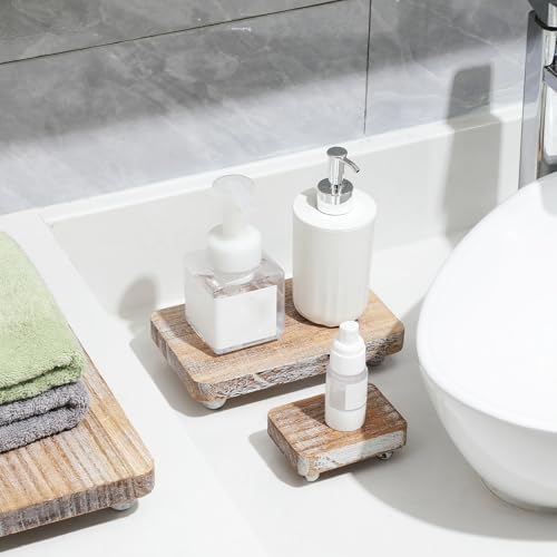 Maitys 3 Pcs Wooden Risers for Decor Display Stand