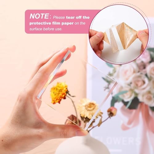 Kigeli 4 Piece Clear Acrylic Riser for Display
