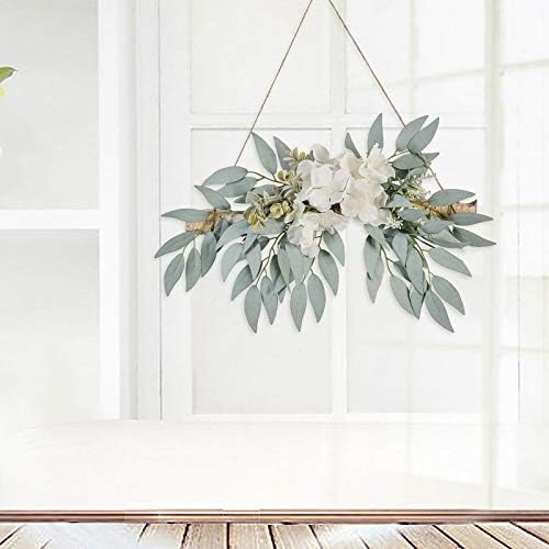 EESLL Artificial Hydrangea Swag Wall Decor