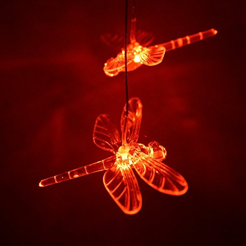 Color-Changing LED Solar Dragonfly Mobile 1