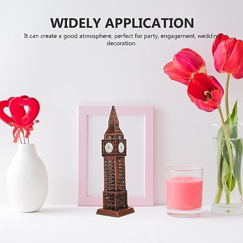 Small Big Ben Figurine 7 Inch Metal Wall Decor