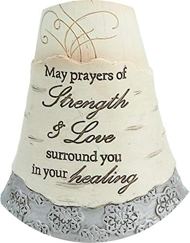 82348 Strength and Healing Angel Figurine 65 Inch White