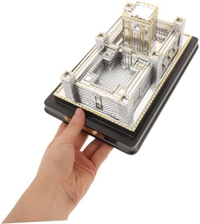 Amosfun Miniature Jerusalem Temple Resin Decor Figurine Set