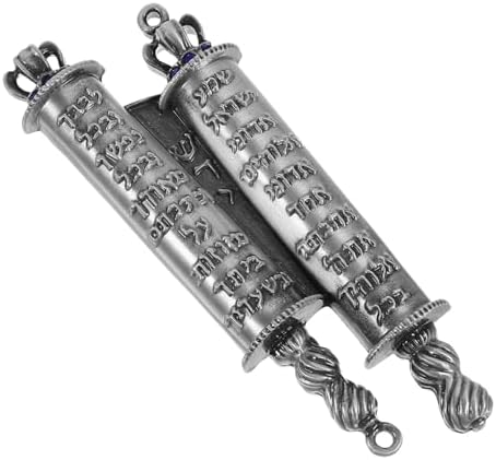Metal Mezuzah Scroll Jewish Door Blessing Decor