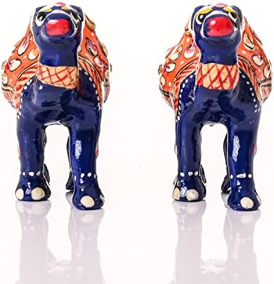 Blue Camel Minakari Sculpture Set of 2