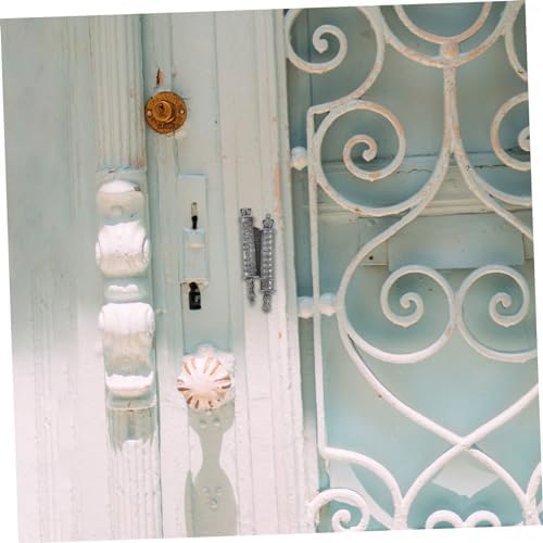Metal Mezuzah Scroll Jewish Door Blessing Decor