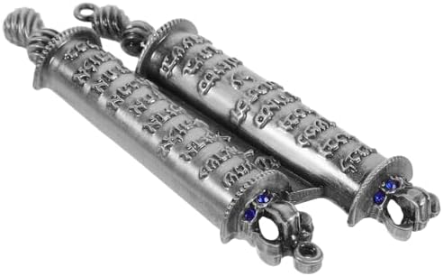 Metal Mezuzah Scroll Jewish Door Blessing Decor