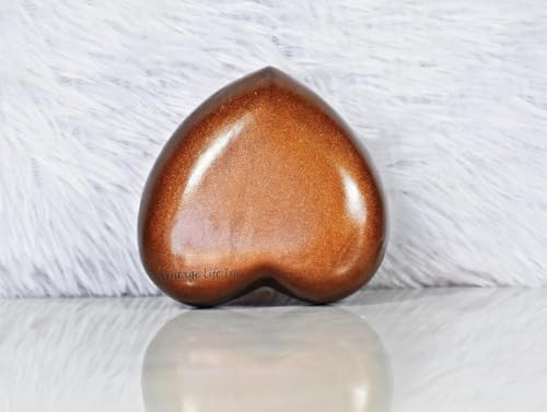 Mini Heart Wooden Urn for Pets and Human Ashes Keepsake