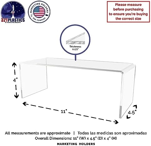 Clear Acrylic Riser Display Stand for Merchandise