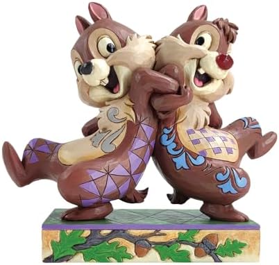 Enesco Jim Shore Disney Traditions Friendship Chip and Dale Figurine