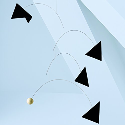 Mirage Black and White Hanging Mobile - 24 Inches