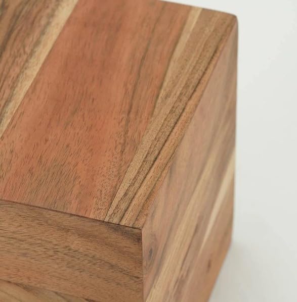 Modern Essentials Natural Cube Cremation Urn 240 Cubic Inches 1