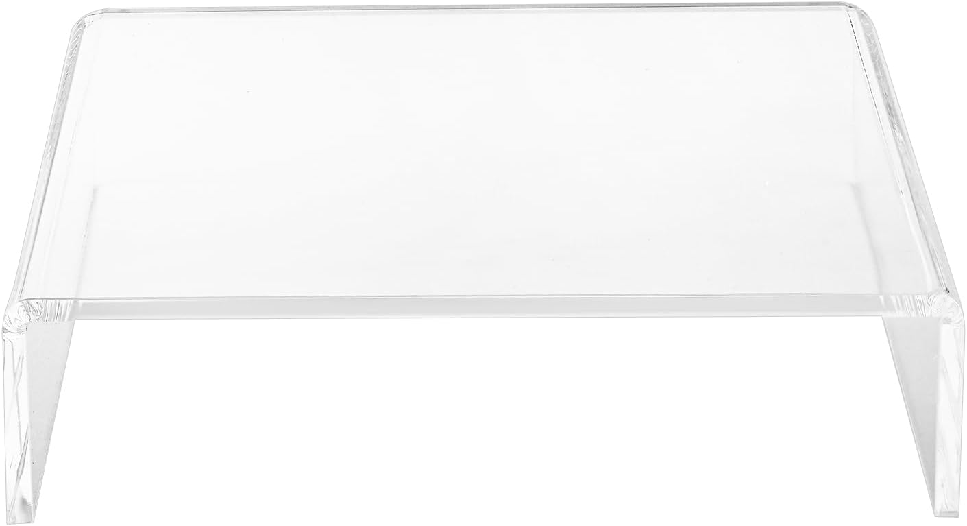 CiaoHER Clear Acrylic Riser Pedestal 12x12x3 2pack