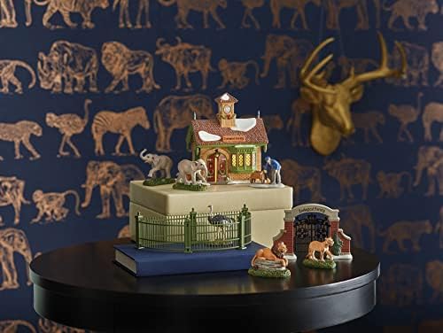 Department 56 Dickens Village Zoological Gardens Lions Figurine Set