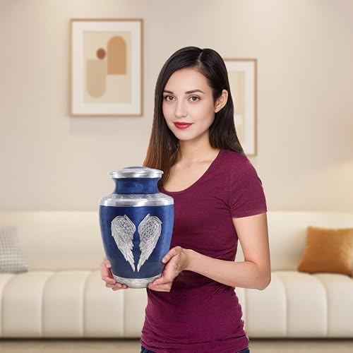 M MEILINXU Large Decorative Urns for Human Ashes