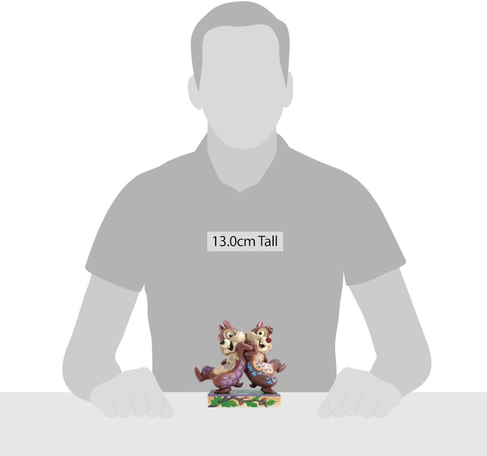 Enesco Jim Shore Disney Traditions Friendship Chip and Dale Figurine