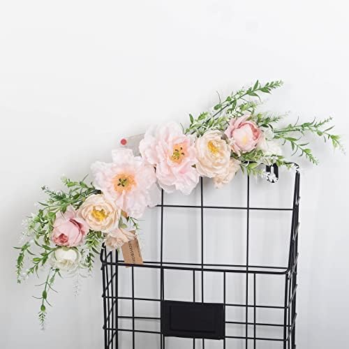 Artificial Peony Flower Swag 157 Inch Wedding Decor