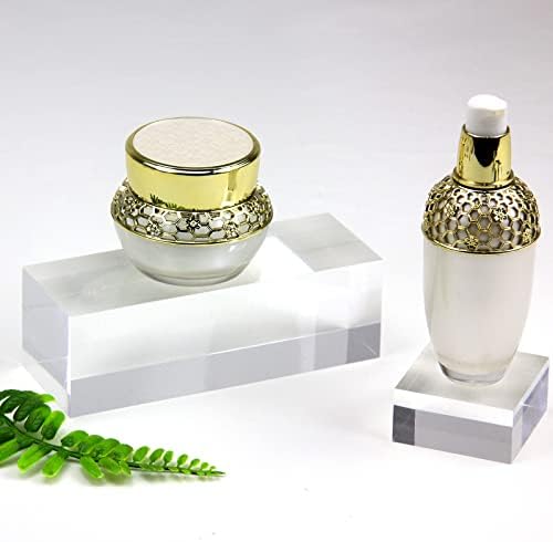 Clear Acrylic Display Risers Stand Blocks for Jewelry and Photography
