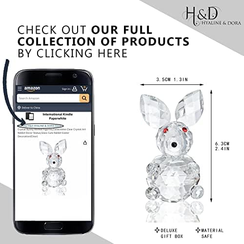 HD Crystal Butterfly and Bunny Figurine Decor