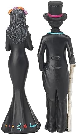 Day of the Dead Halloween Skeleton Couple Decor