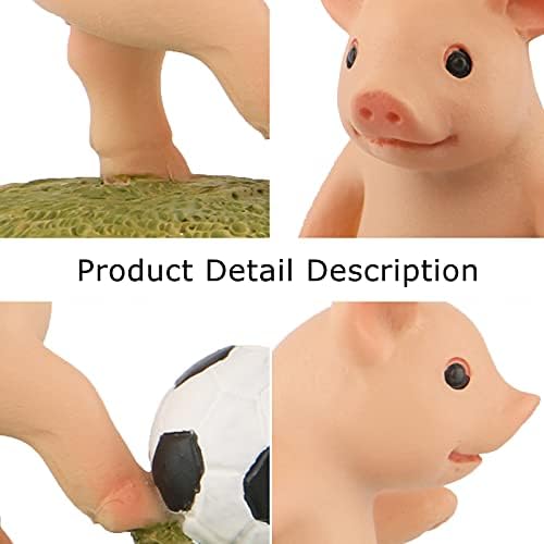 Pig Statue Mini Figurine Resin Home Decor