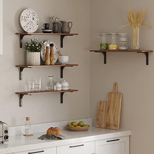 Dinzi Lvj 315 Inch Wall Mounted Shelves Set of 2