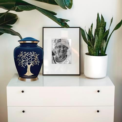 Trupoint Memorials Cremation Urn Blue Tree of Life