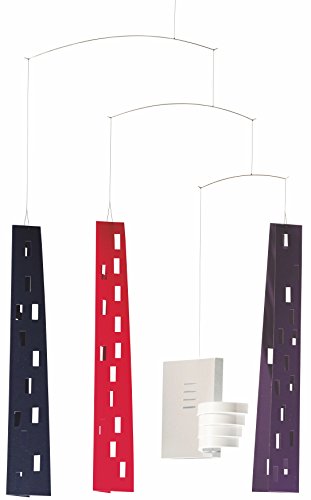 Guggenheim Building Hanging Mobile - 24 Inches Handmade in Denmark
