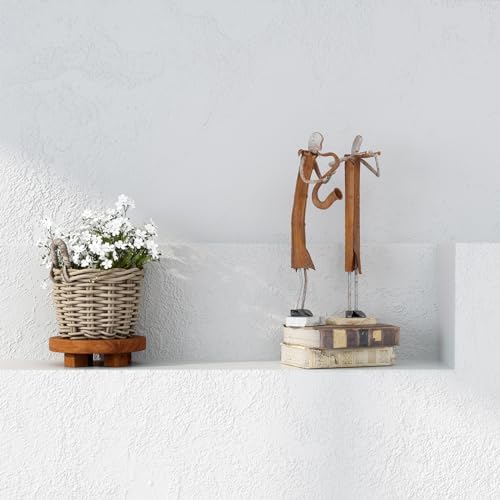 Teak Wood Display Riser for Bathroom Decor