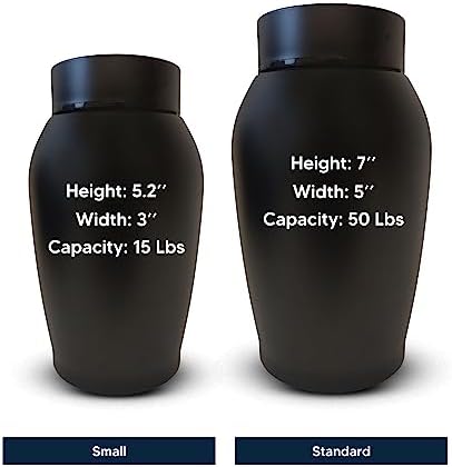 Personalized Bird Urn with Name and Date - 52 Black Steel Cremation Urn