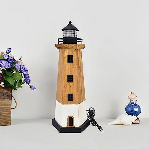 Morning View Lighthouse Decor 1625 Wood Figurine