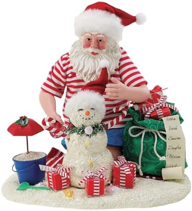 Department 56 Possible Dreams Santa by The Sea Figurine 9 Inch