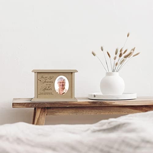 LifeSong Milestones Wooden Urn with Picture