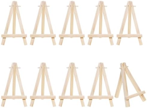 Shapenty Wooden Easel Stand for Tabletop Display 10PCS 49 Inch