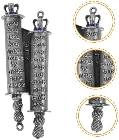 Metal Mezuzah Scroll Jewish Door Blessing Decor