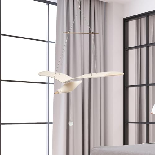 Seagull Mobile Wooden Soaring Decor for Home Balcony