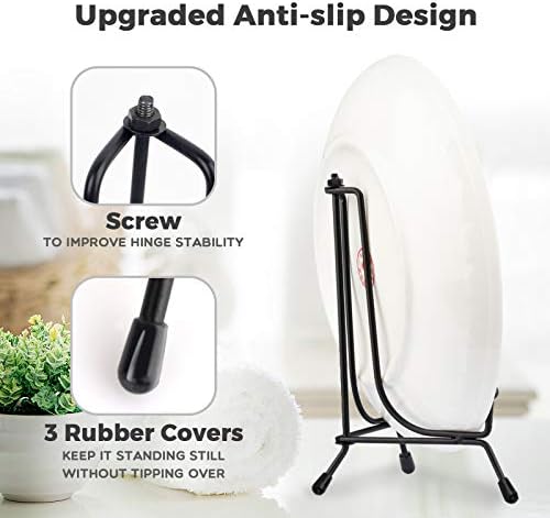 Mocoosy 4 Pack Anti-Slip Plate Stands for Display
