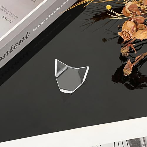 Hipiwe 12 Pack Acrylic Triangle Easel Stand for Collectibles